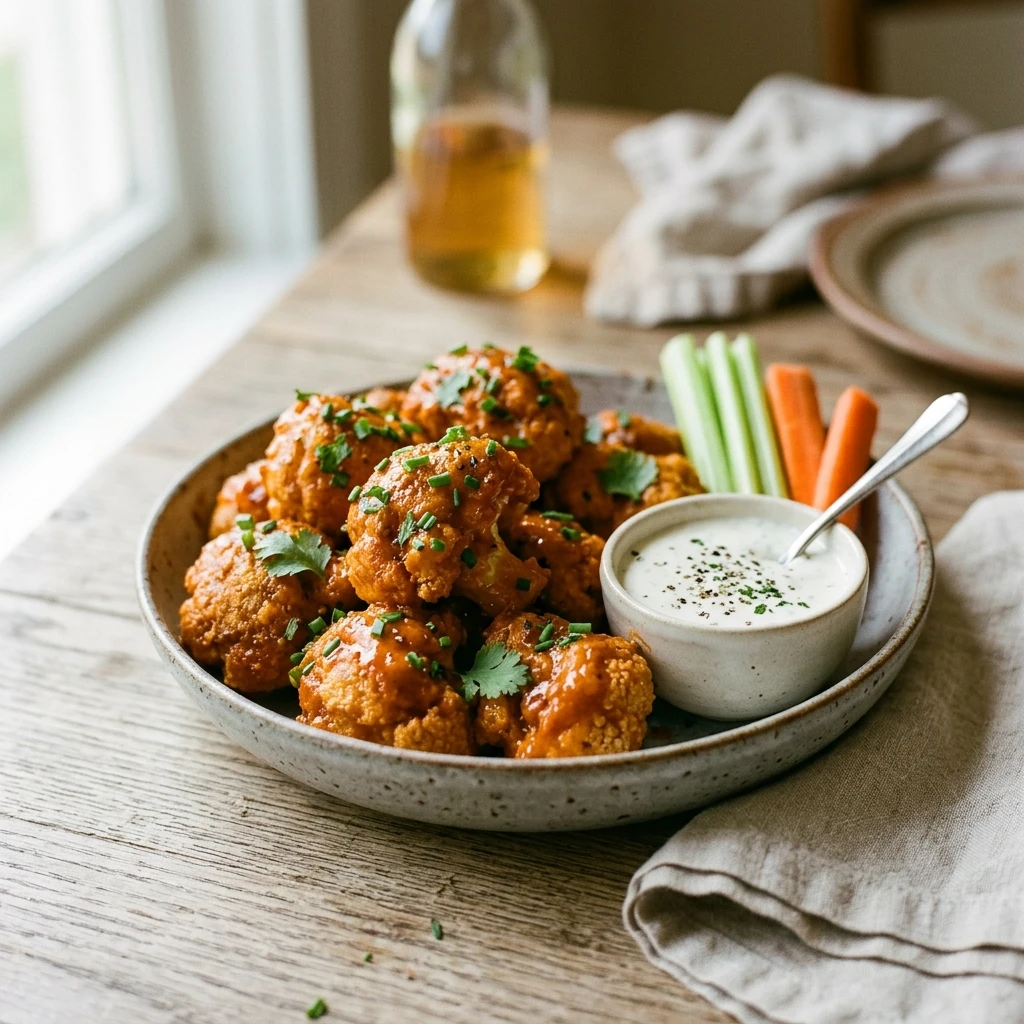 Buffalo Cauliflower Bites