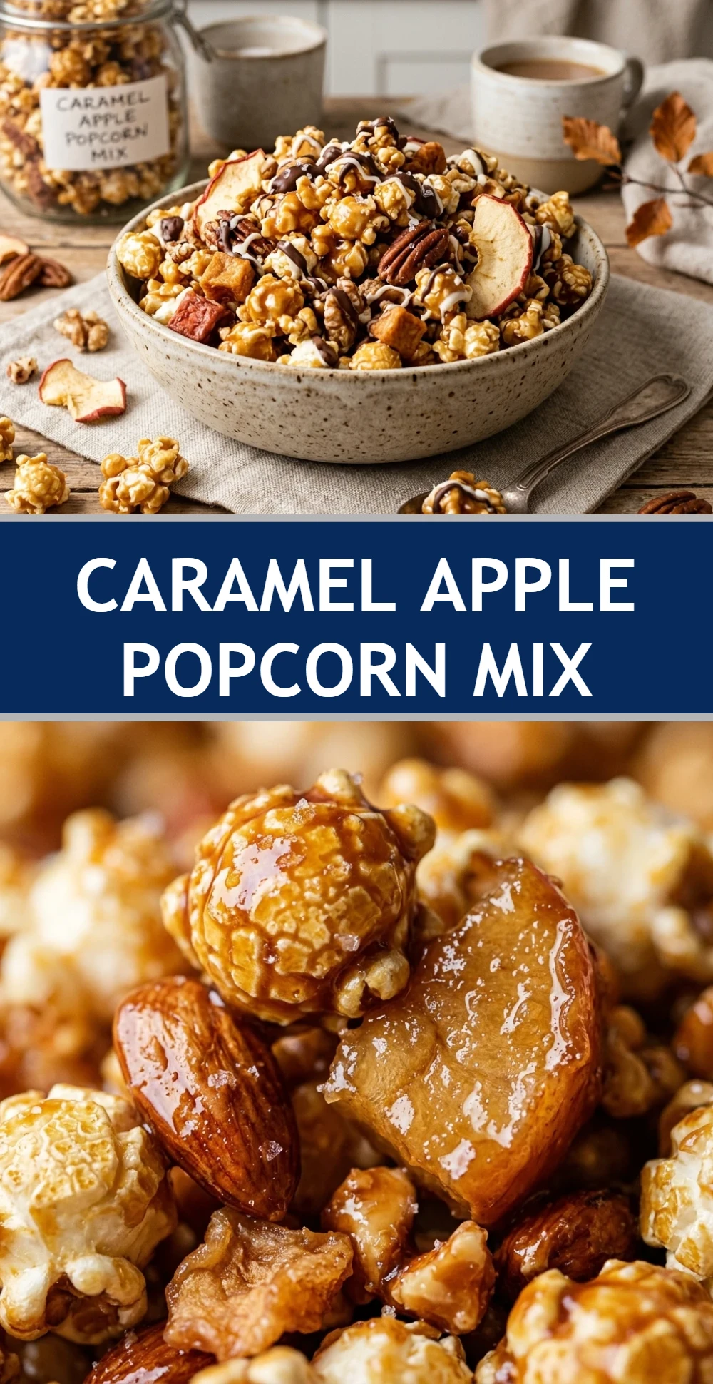Caramel Apple Popcorn Mix