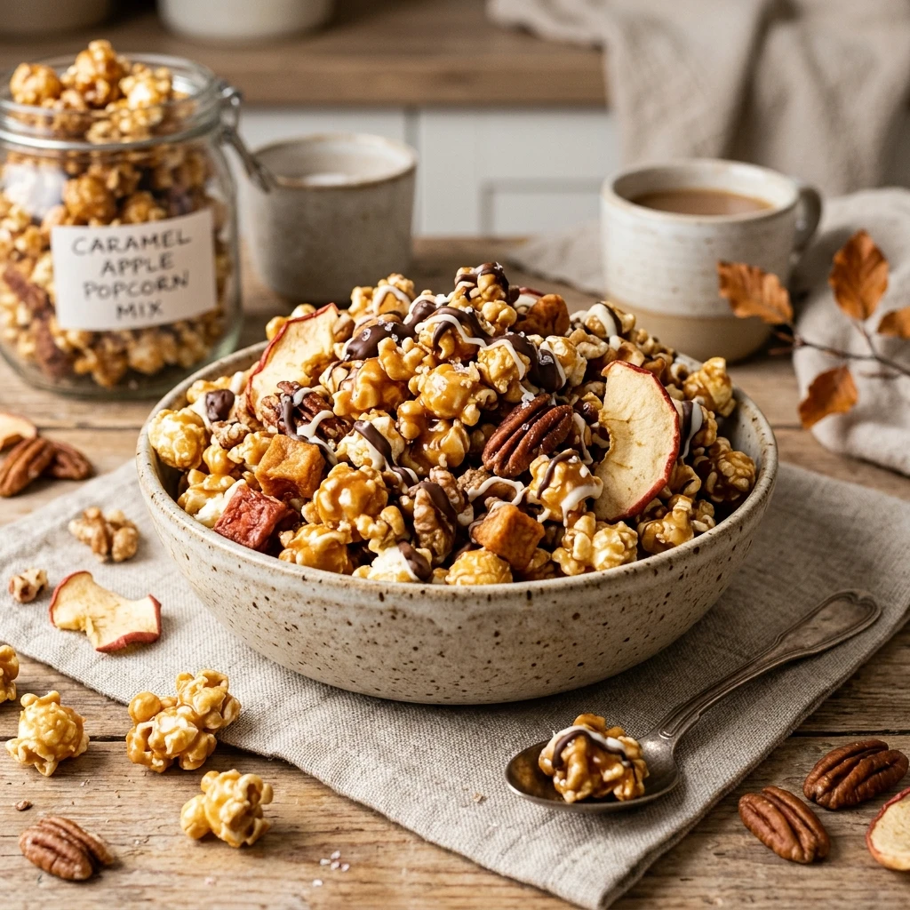Caramel Apple Popcorn Mix