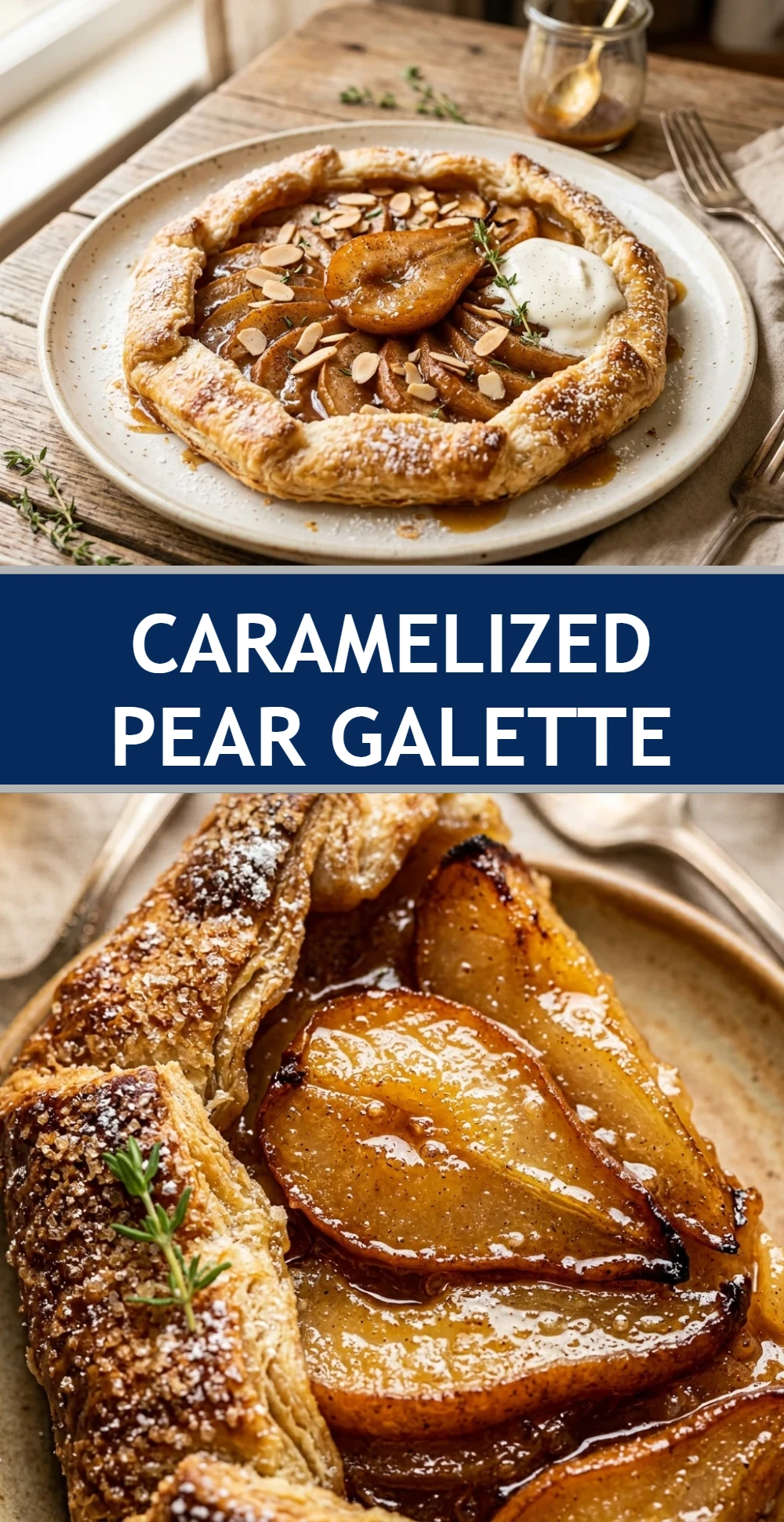 Caramelized Pear Galette