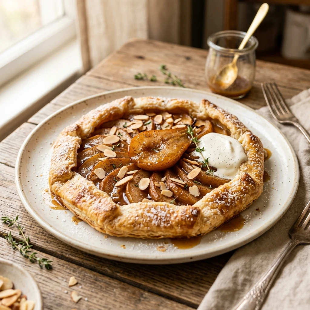 Caramelized Pear Galette
