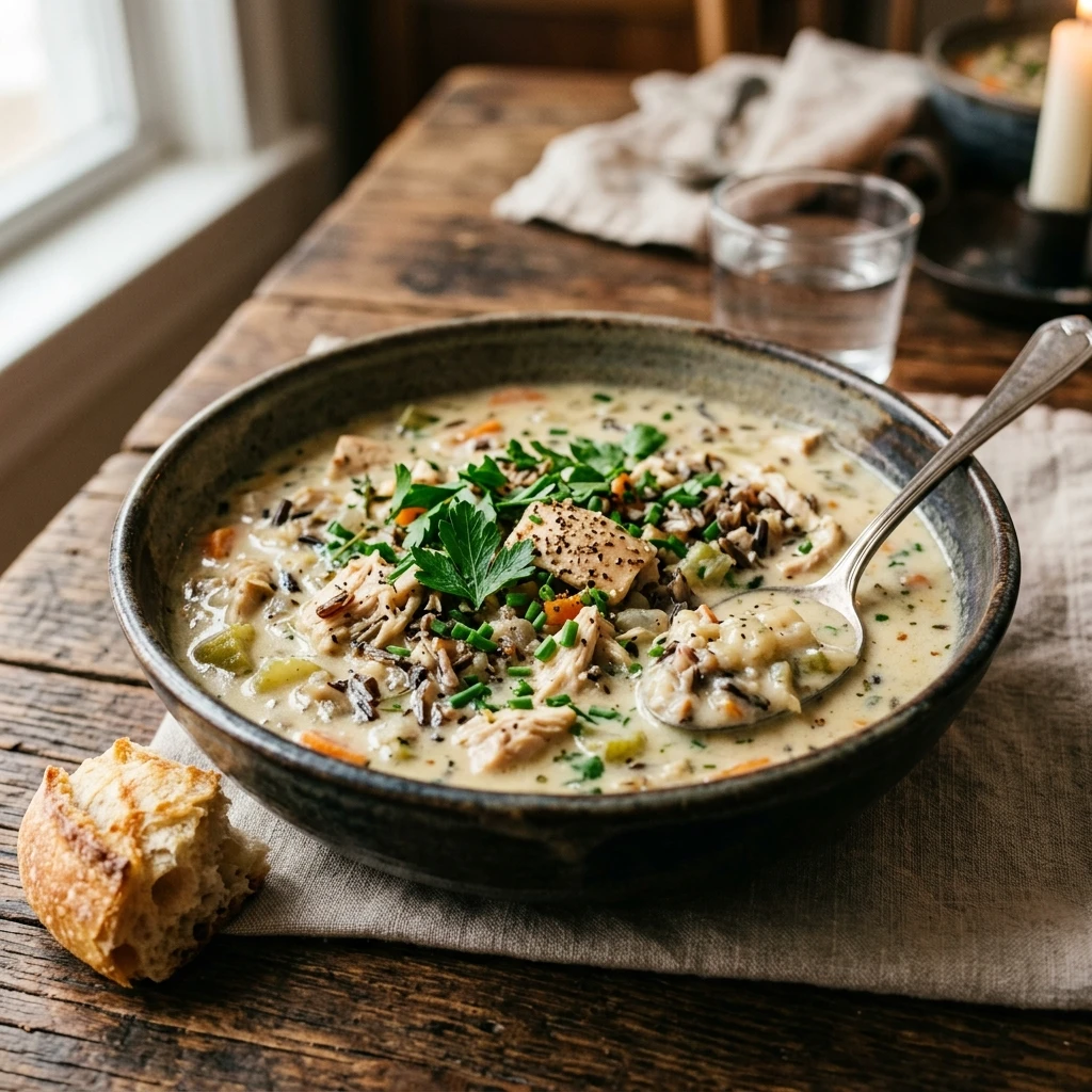 Creamy Chicken Wild Rice Soup