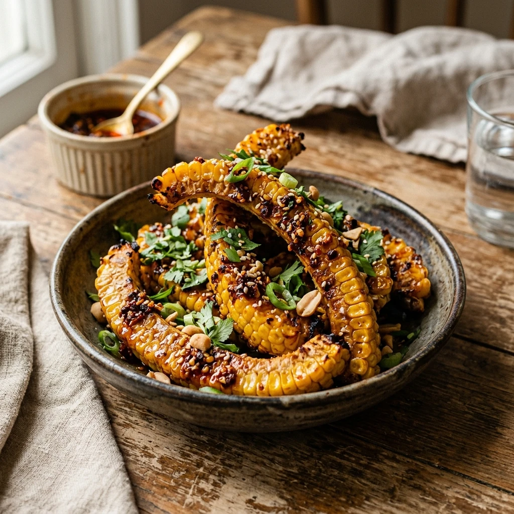 Crispy Chili Crisp Corn Ribs