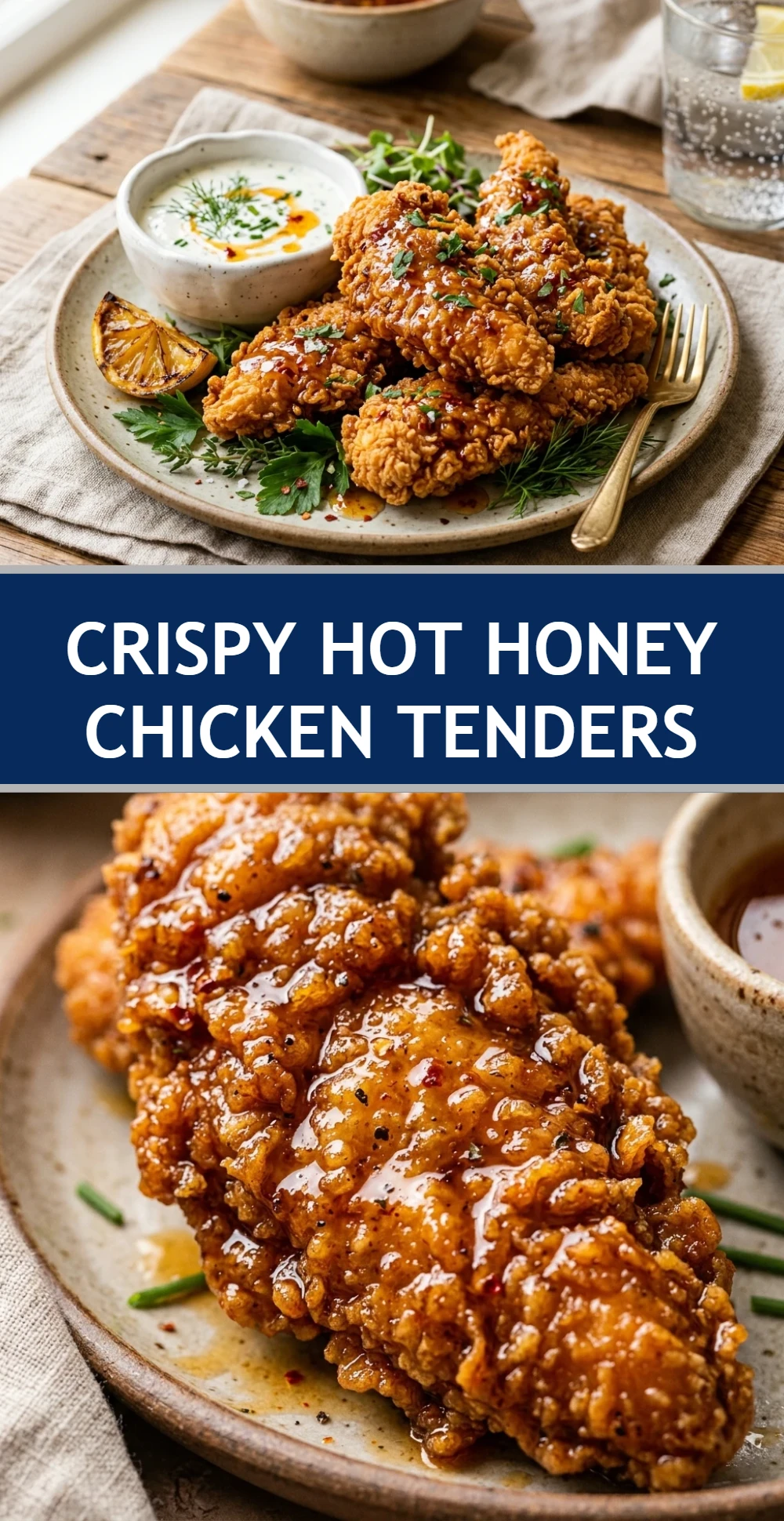 Crispy Hot Honey Chicken Tenders