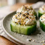 Everything Bagel Cucumber Bites
