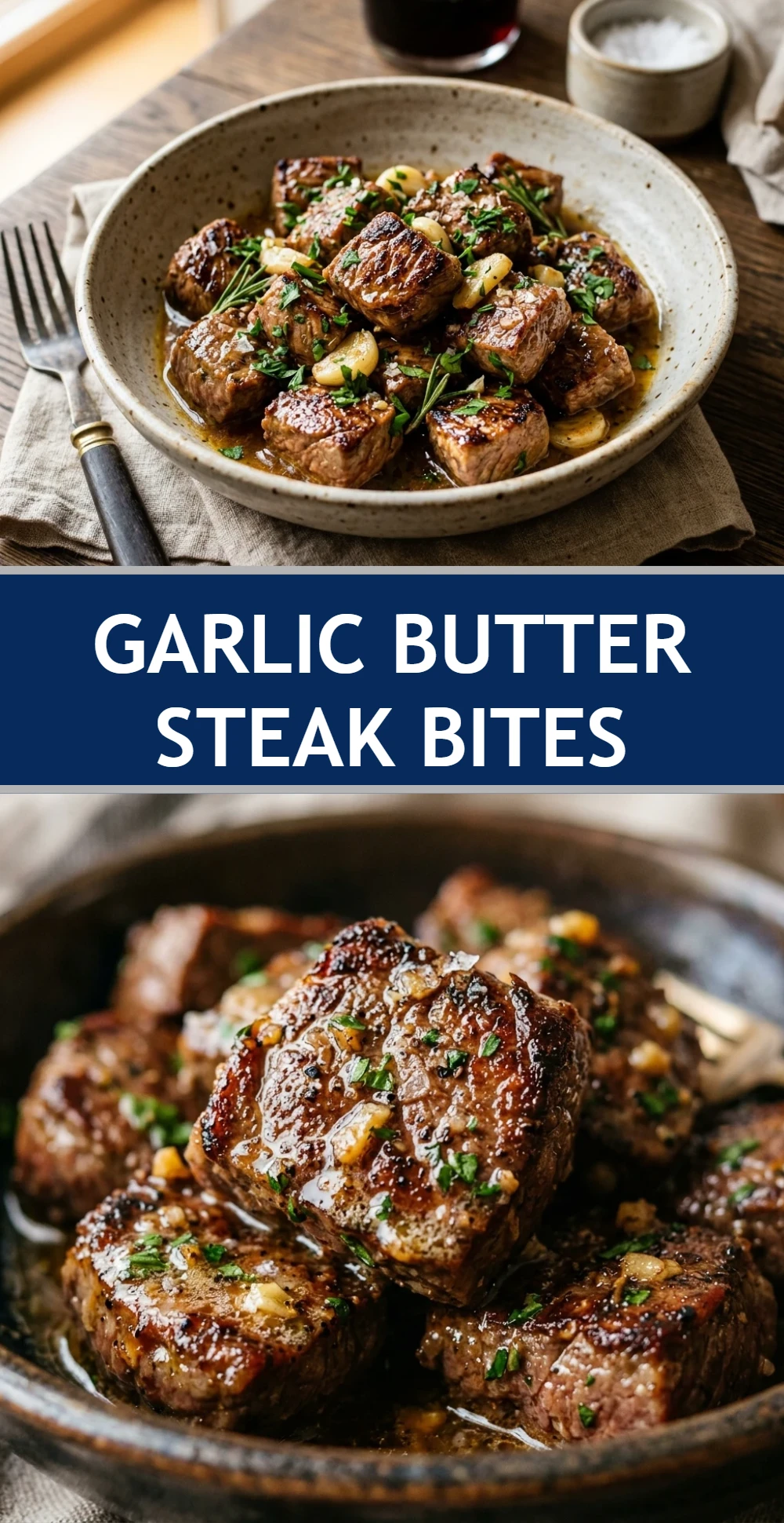 Garlic Butter Steak Bites