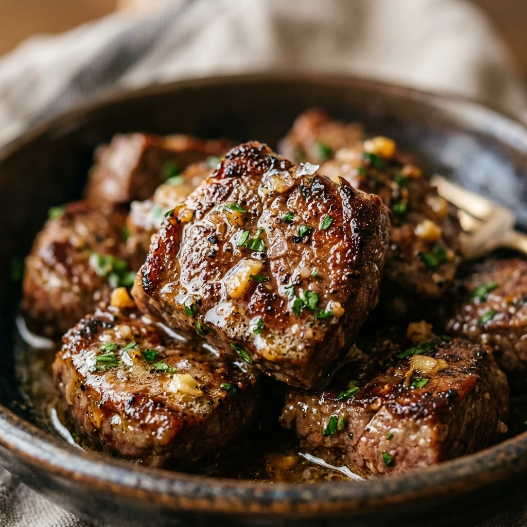 Garlic Butter Steak Bites