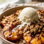 Grilled Peach Crisp