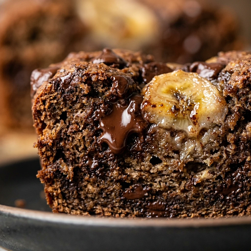 High Protein Chocolate Chip Banana Bread