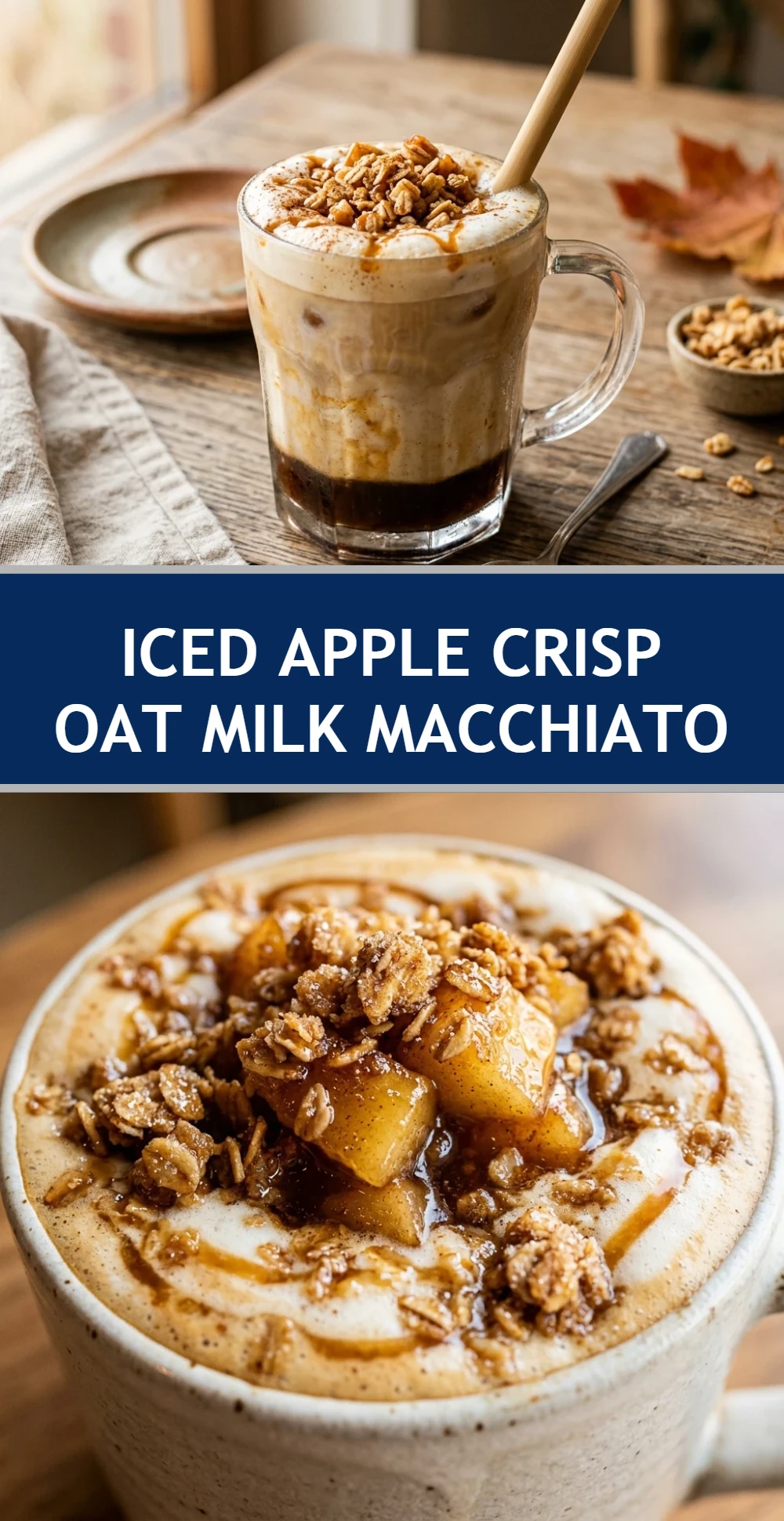 Iced Apple Crisp Oat Milk Macchiato