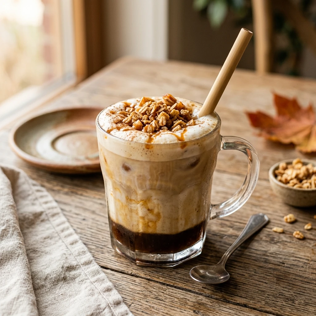 Iced Apple Crisp Oat Milk Macchiato