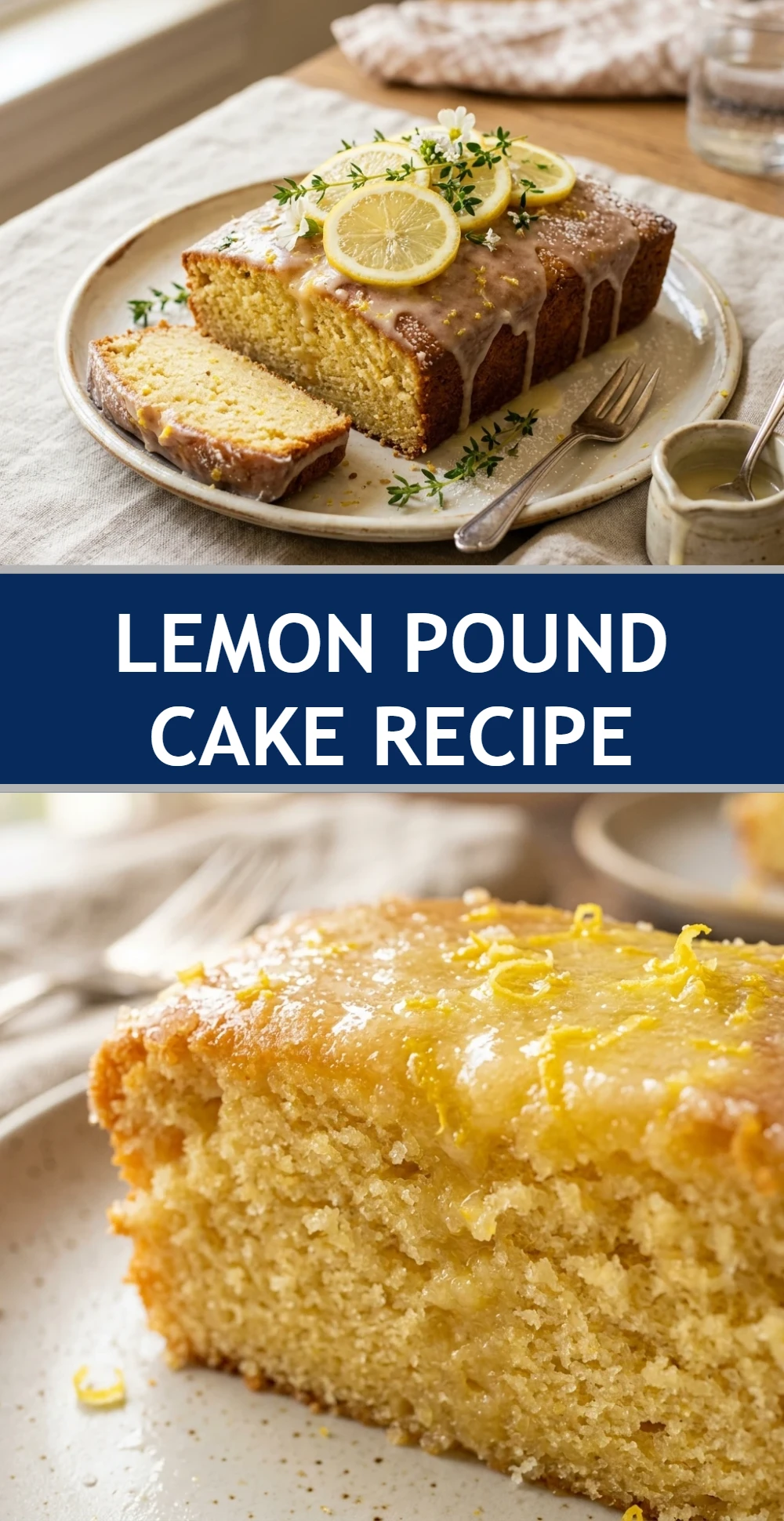 lemon pound cake recipe