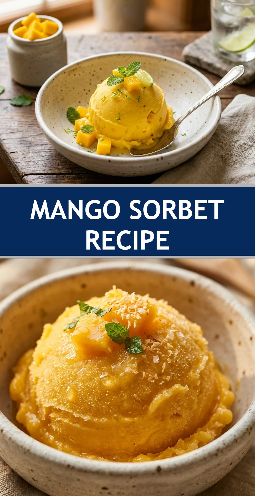 mango sorbet recipe