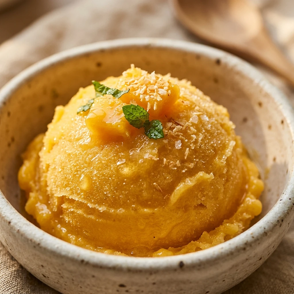 mango sorbet recipe