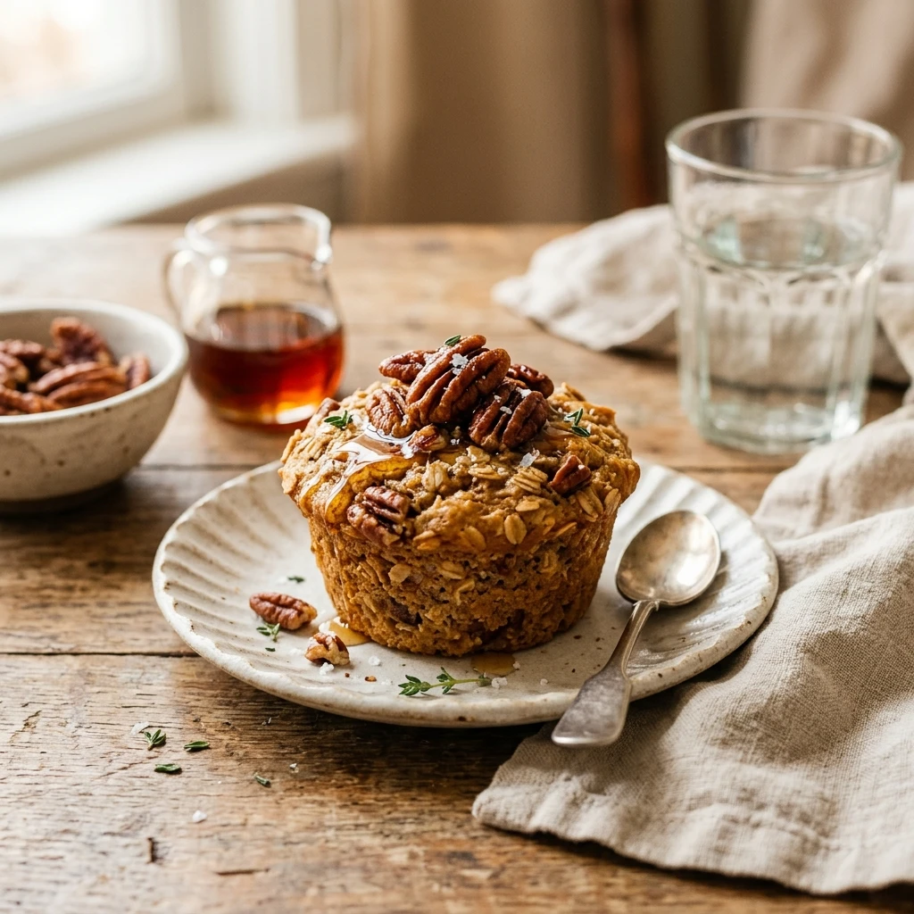 Maple Pecan Oatmeal Cups
