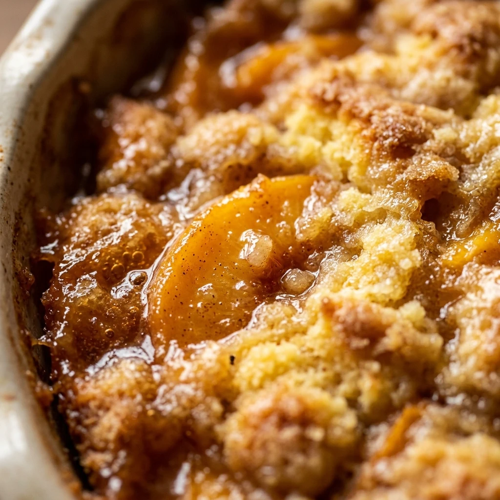Peach Cobbler Dump Cake