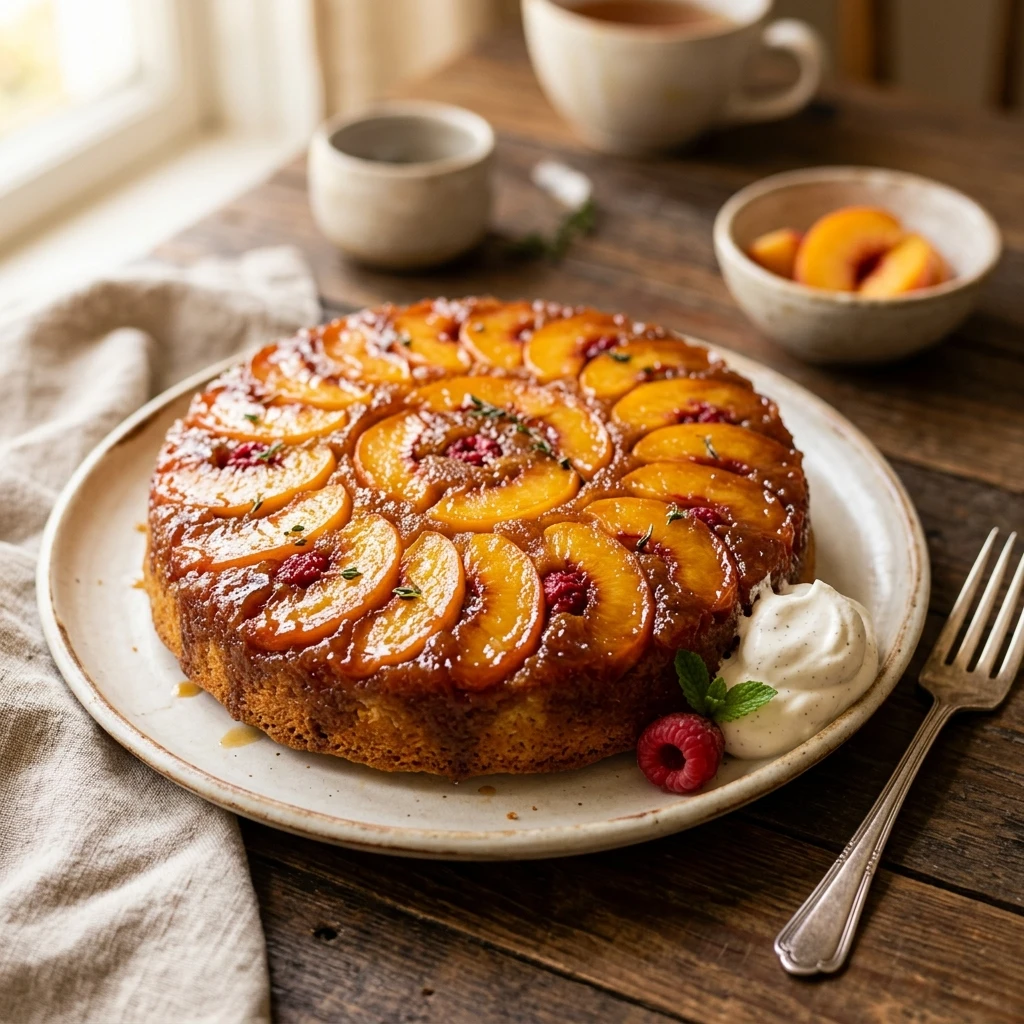 Peach Upside Down Cake