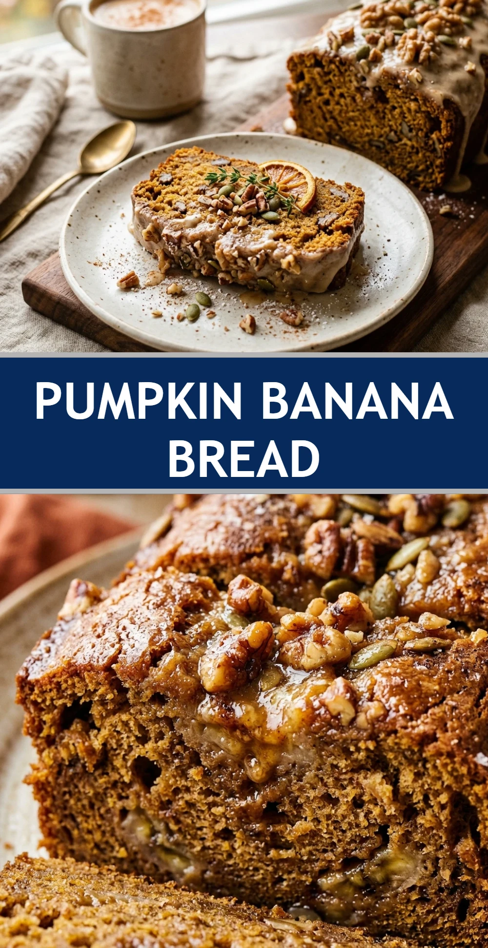 Pumpkin Banana Bread