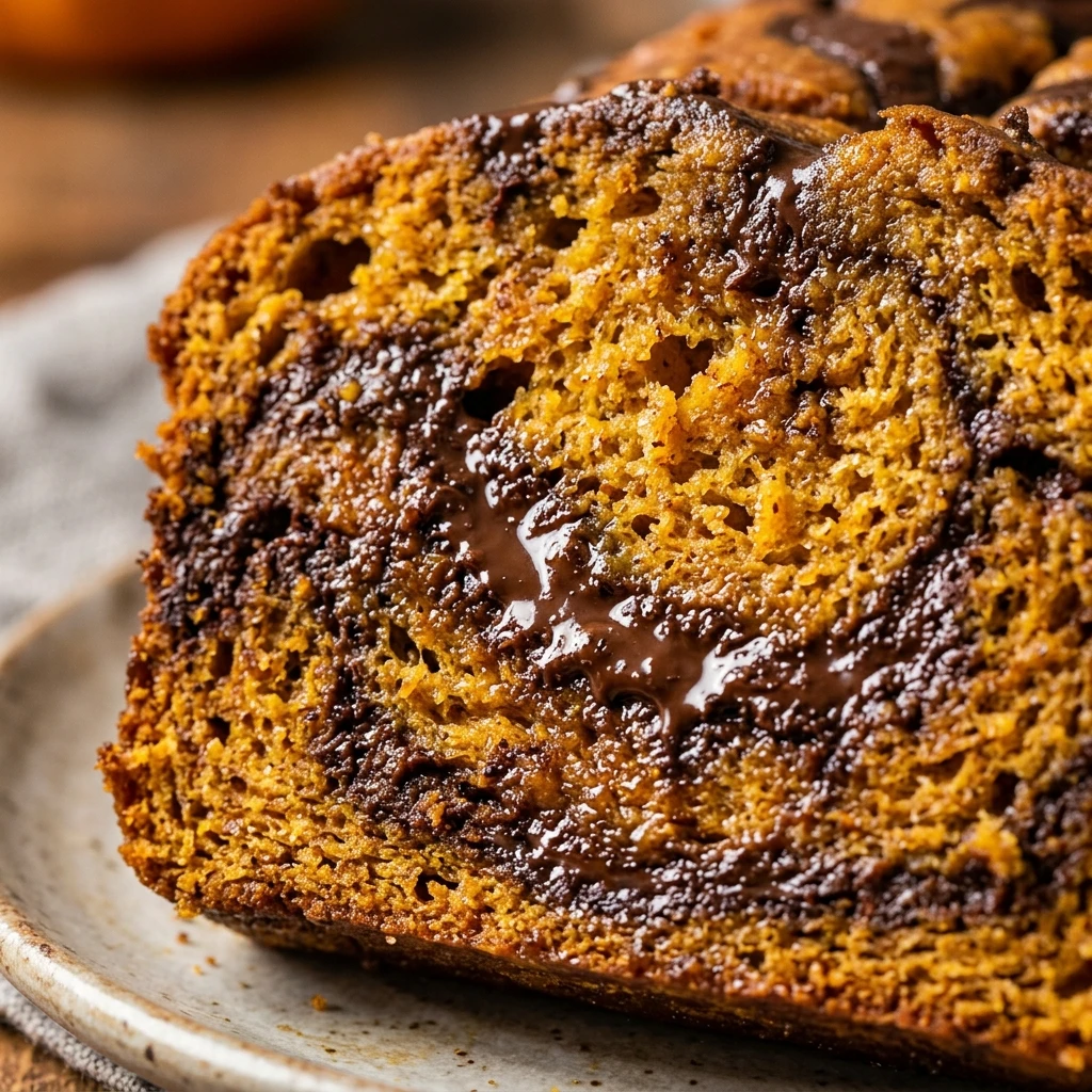 Pumpkin Chocolate Swirl Bread