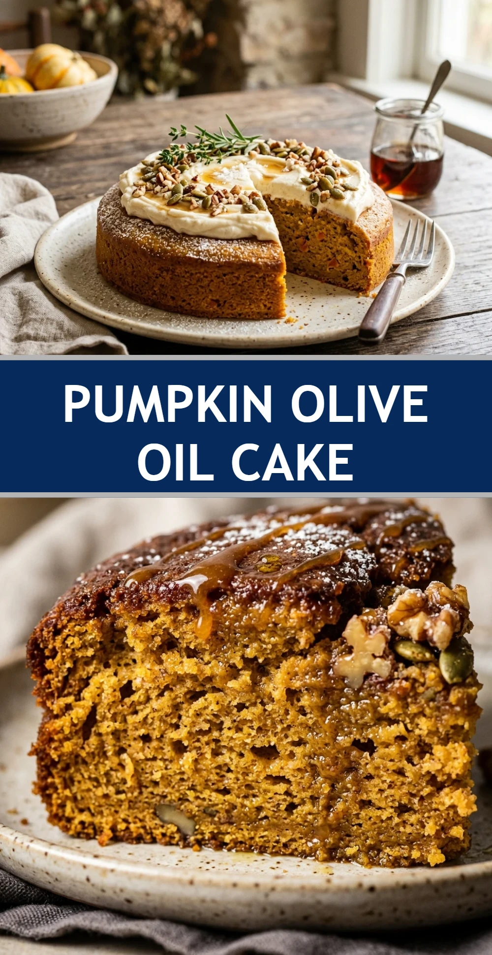 Pumpkin Olive Oil Cake