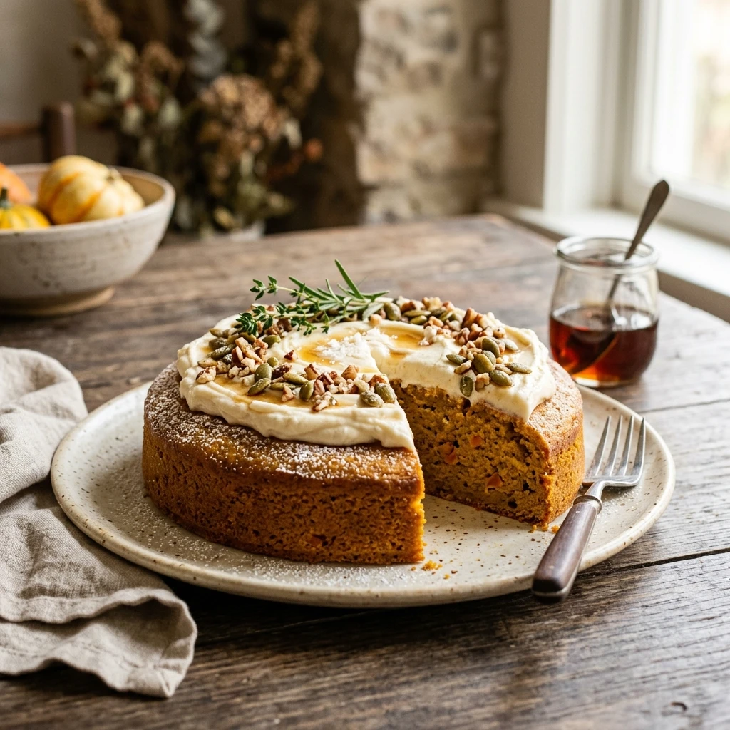 Pumpkin Olive Oil Cake