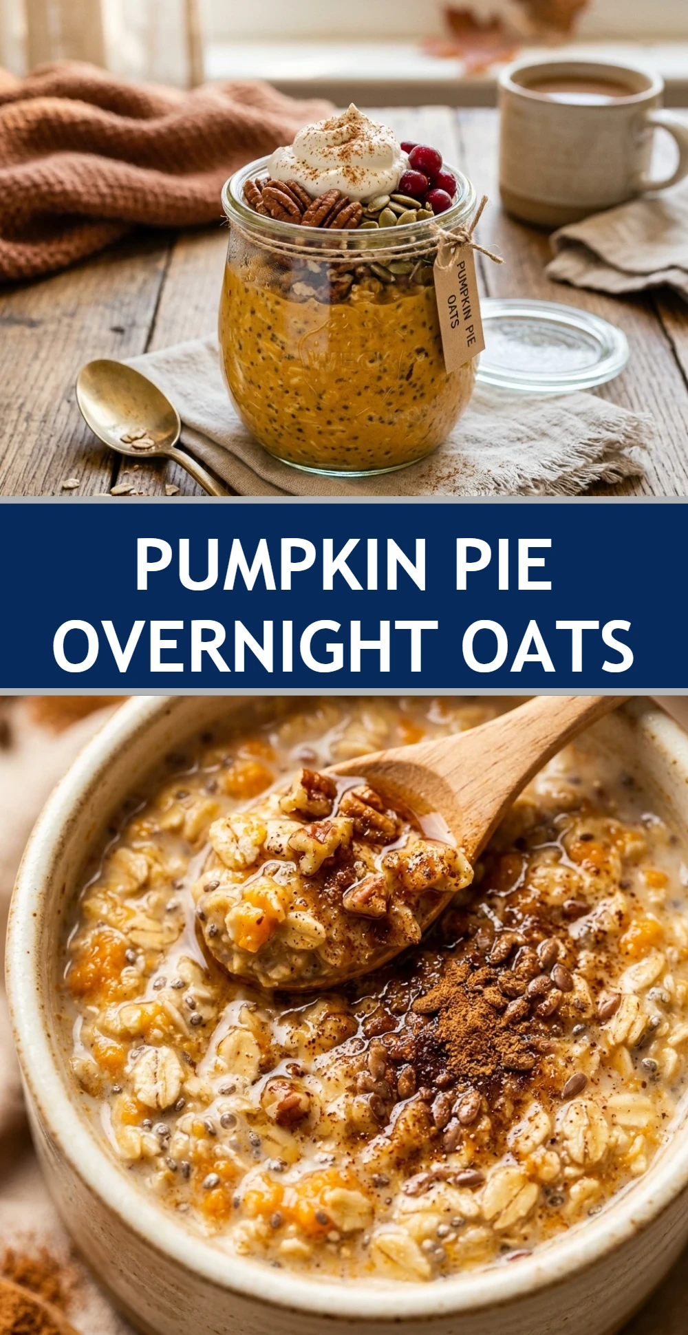 Pumpkin Pie Overnight Oats