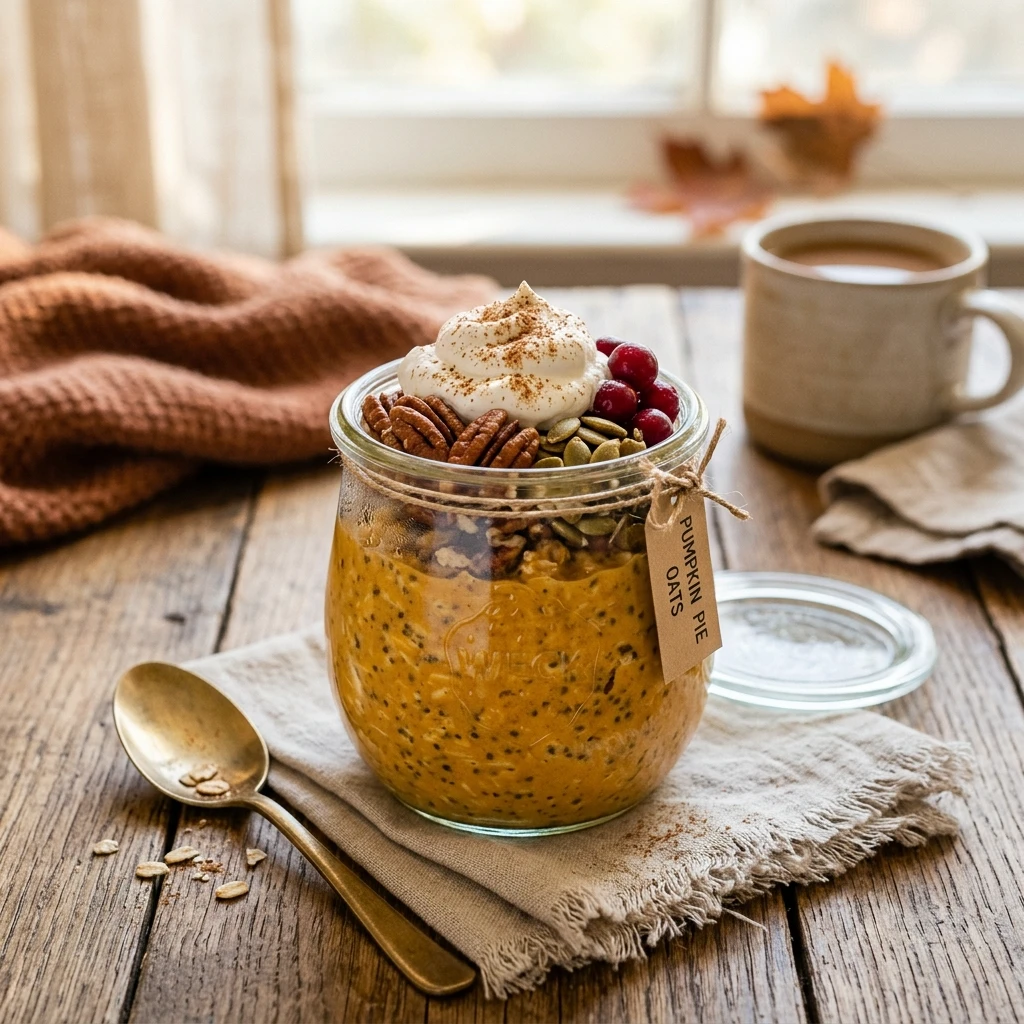Pumpkin Pie Overnight Oats