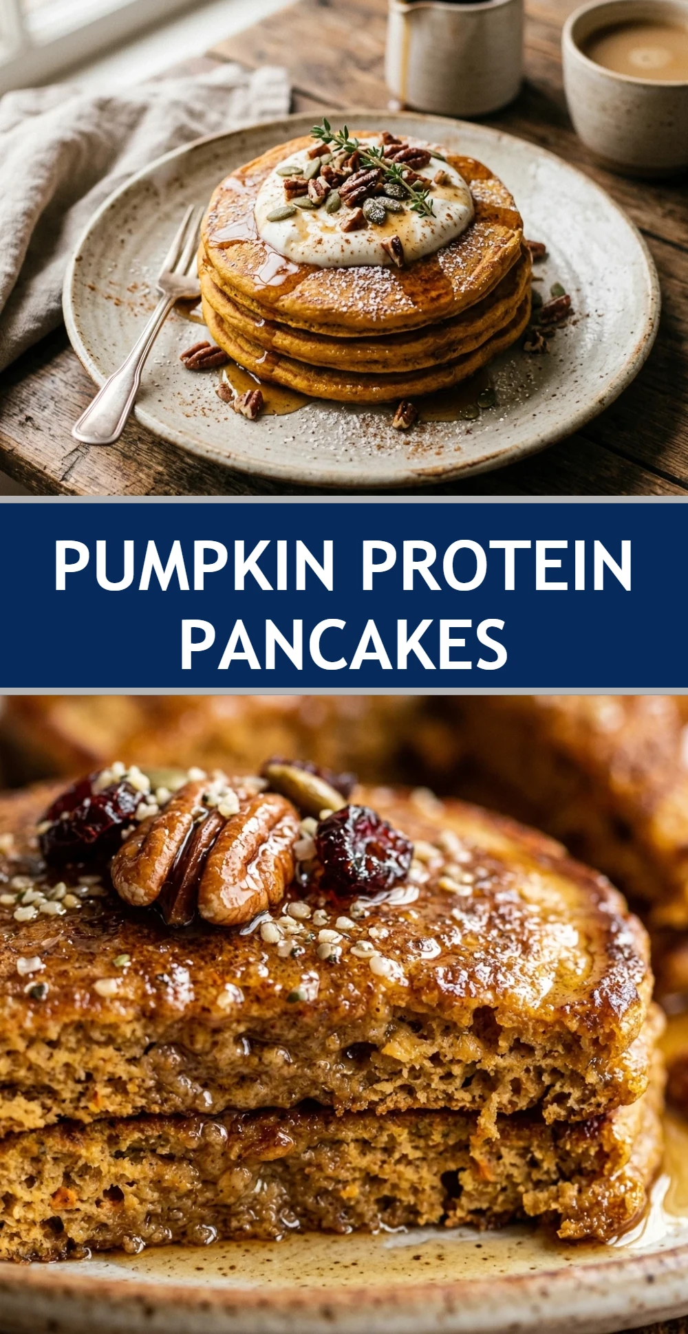 Pumpkin Protein Pancakes