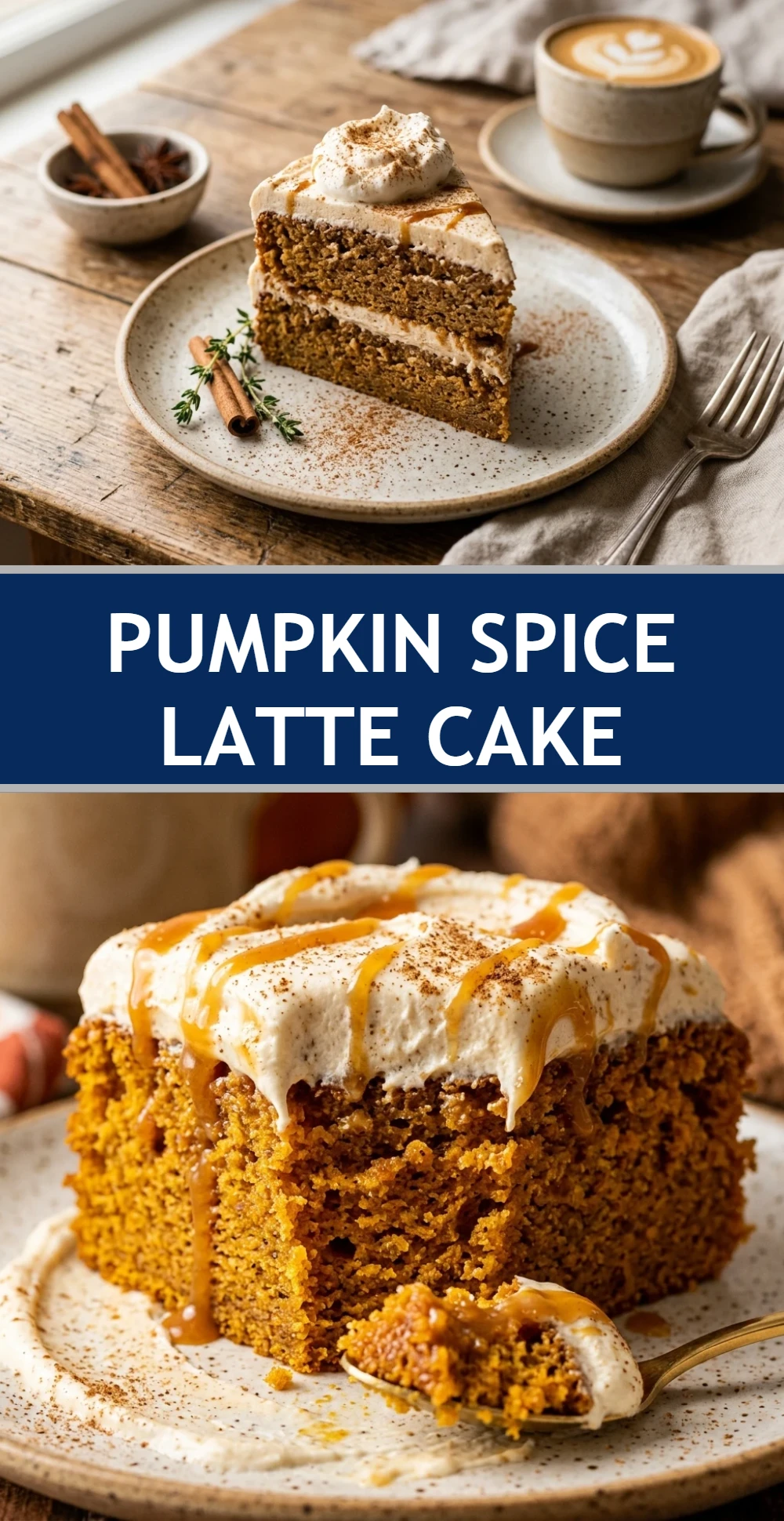 Pumpkin Spice Latte Cake