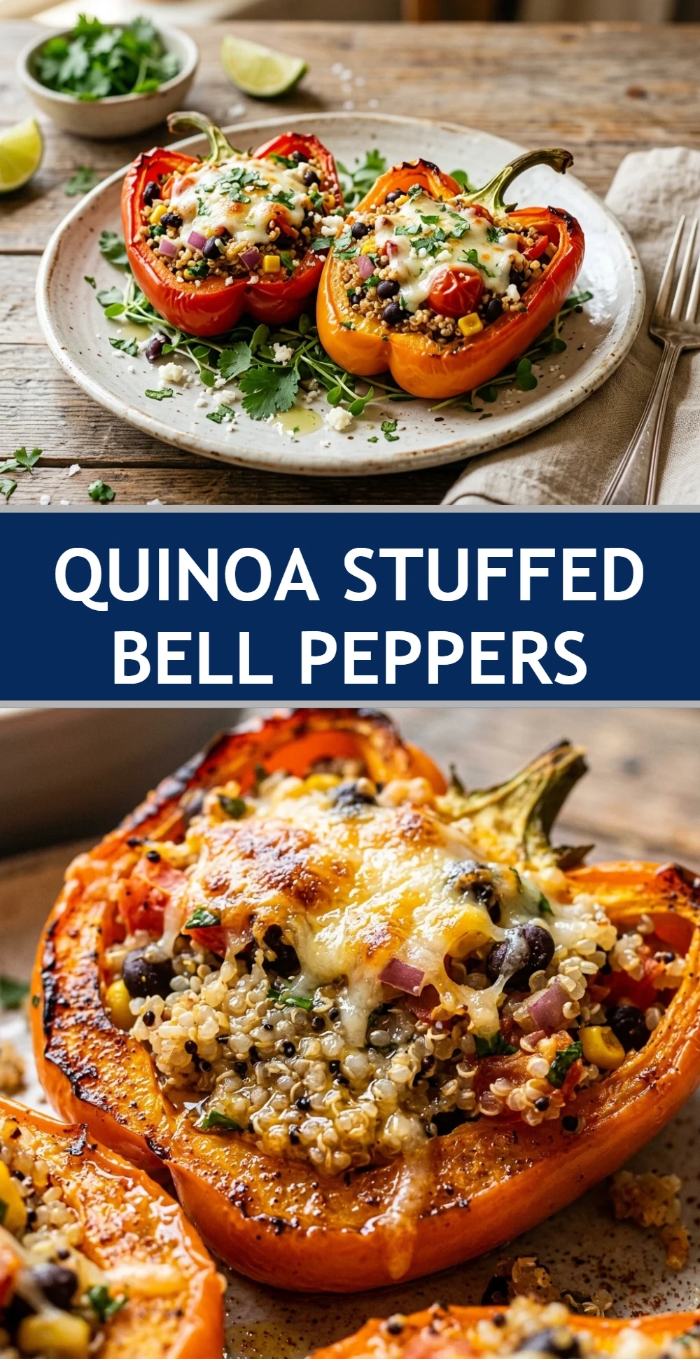 Quinoa Stuffed Bell Peppers
