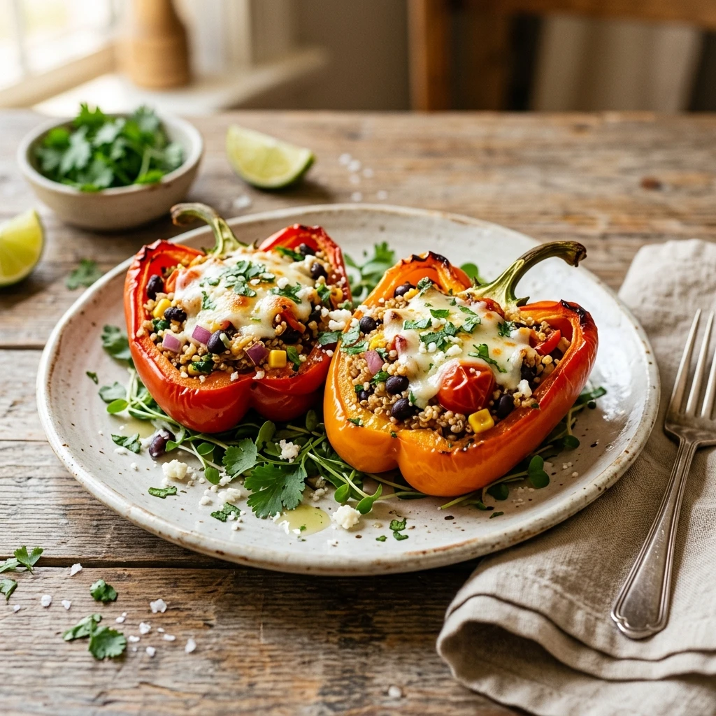Quinoa Stuffed Bell Peppers