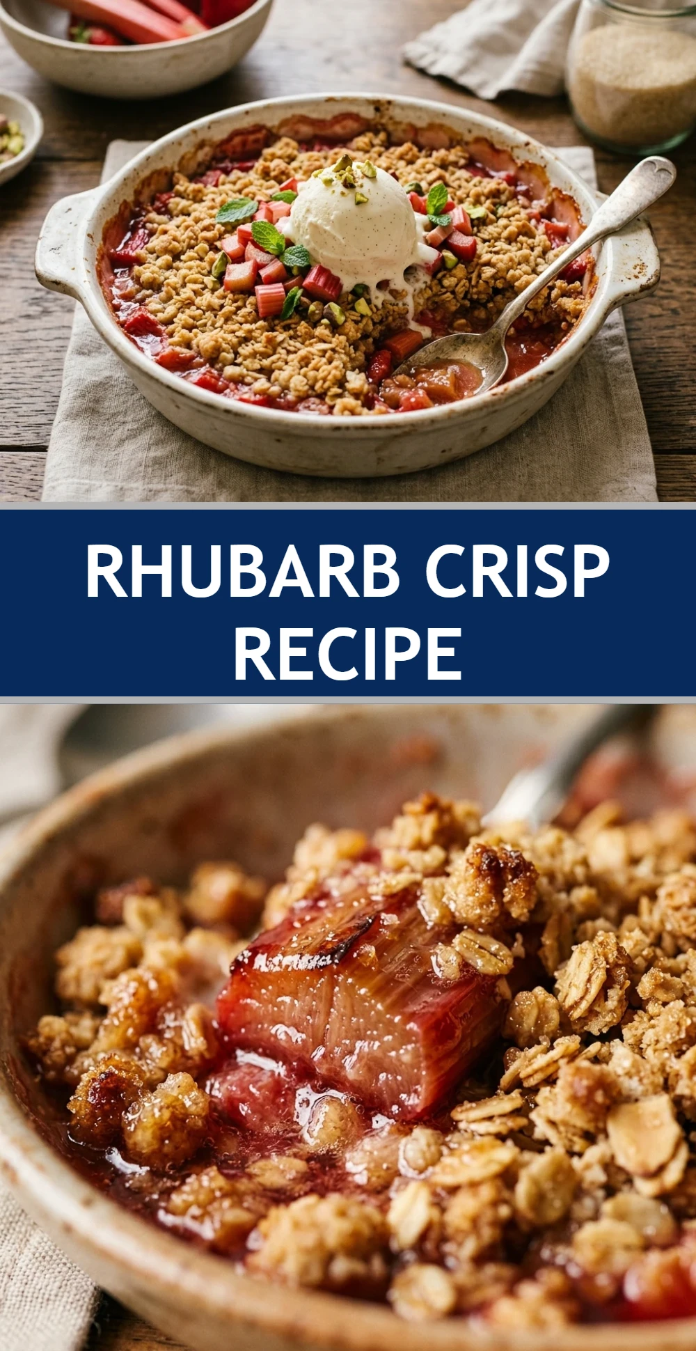rhubarb crisp recipe