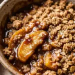 Salted Caramel Apple Crisp