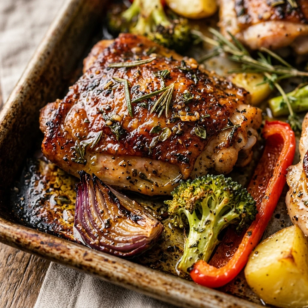 Sheet Pan Chicken And Veggies