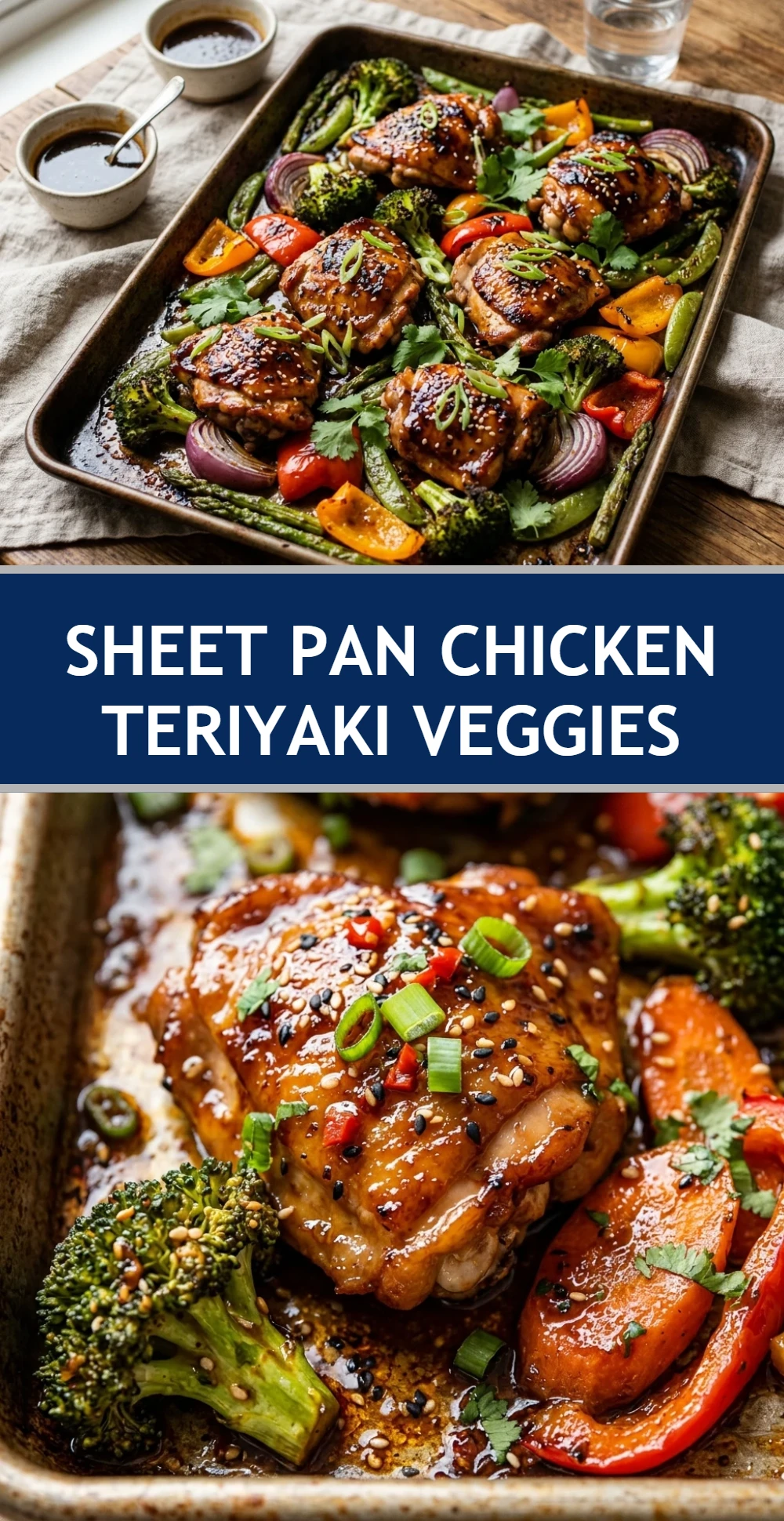 Sheet Pan Chicken Teriyaki Veggies