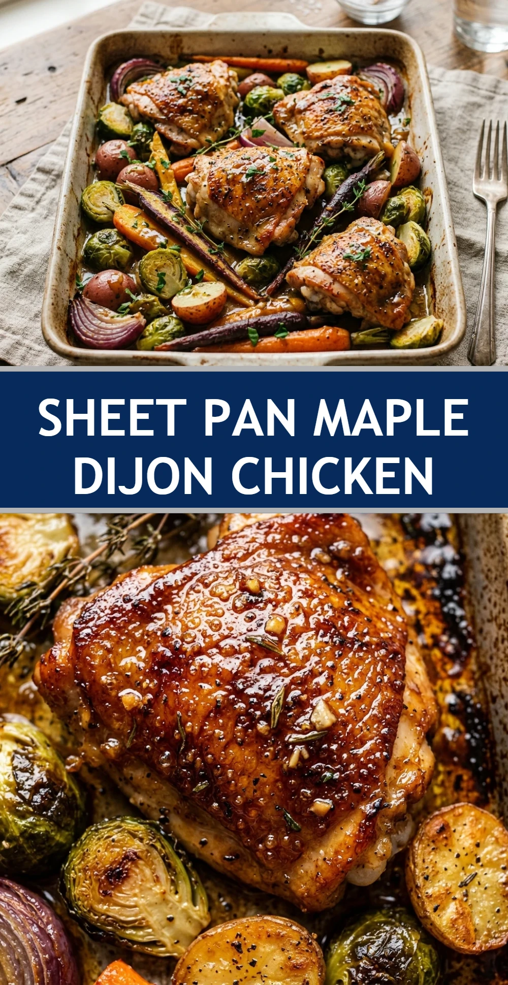 Sheet Pan Maple Dijon Chicken