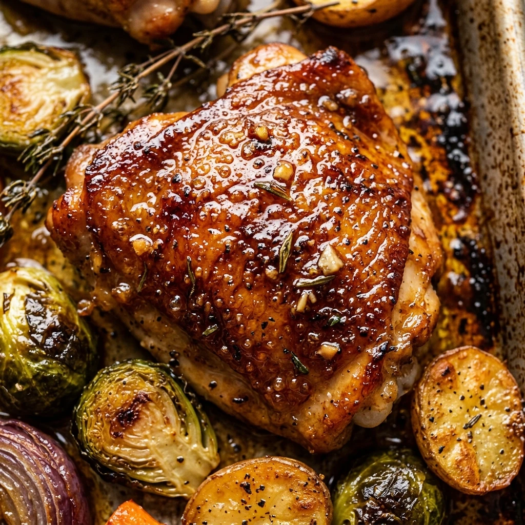Sheet Pan Maple Dijon Chicken