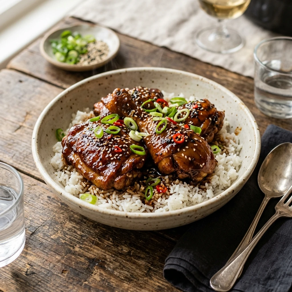 Slow Cooker Honey Garlic Chicken