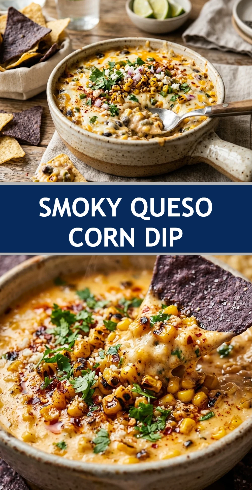 Smoky Queso Corn Dip