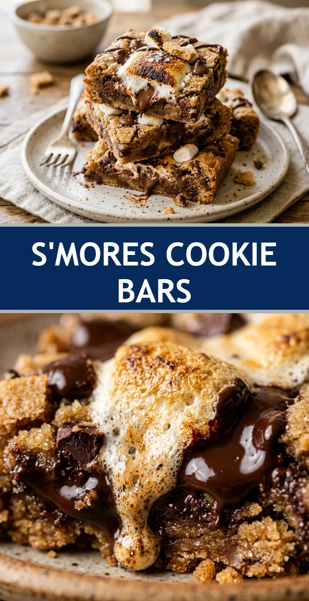 S'mores Cookie Bars
