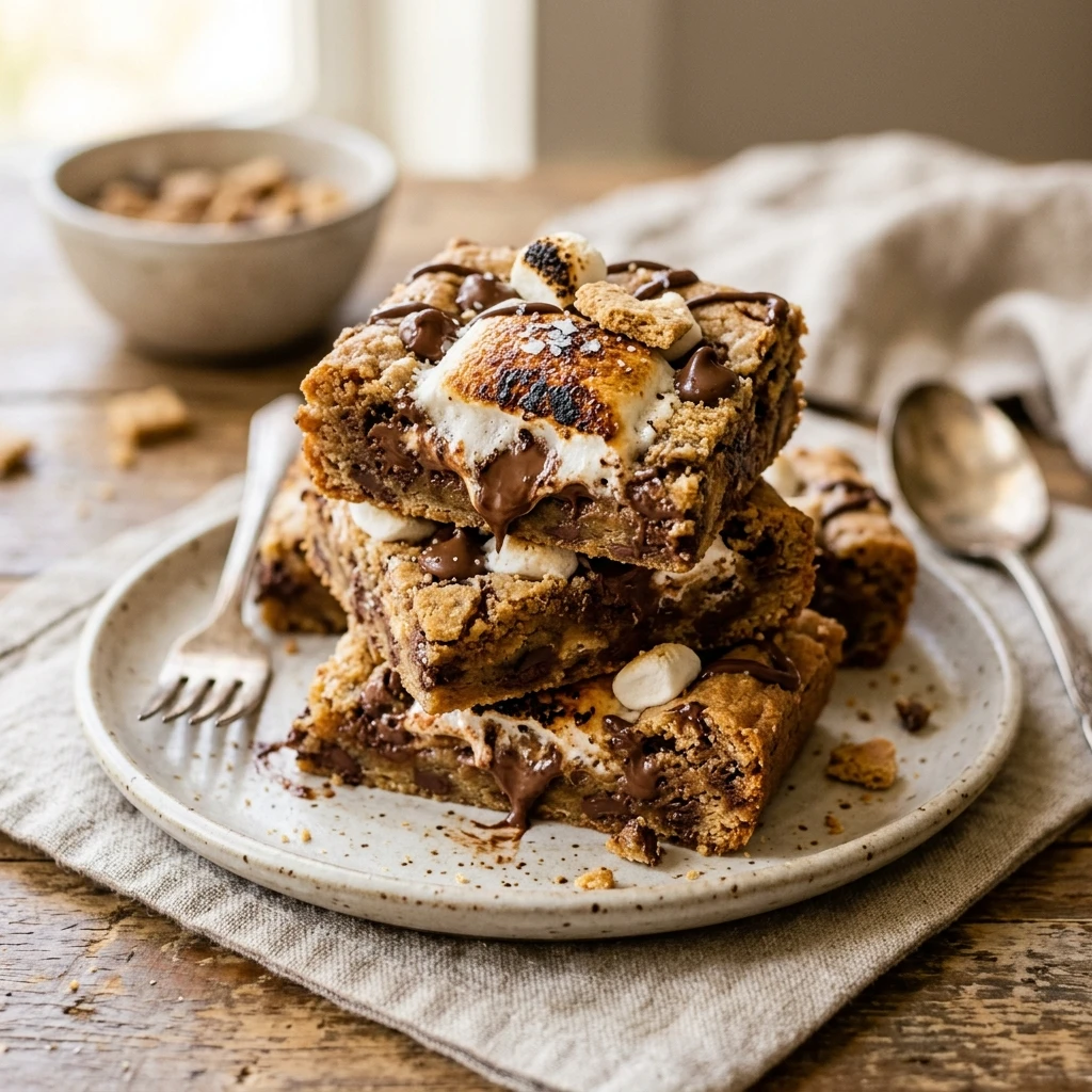 S'mores Cookie Bars