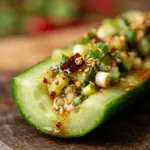 Spicy Cucumber Boats
