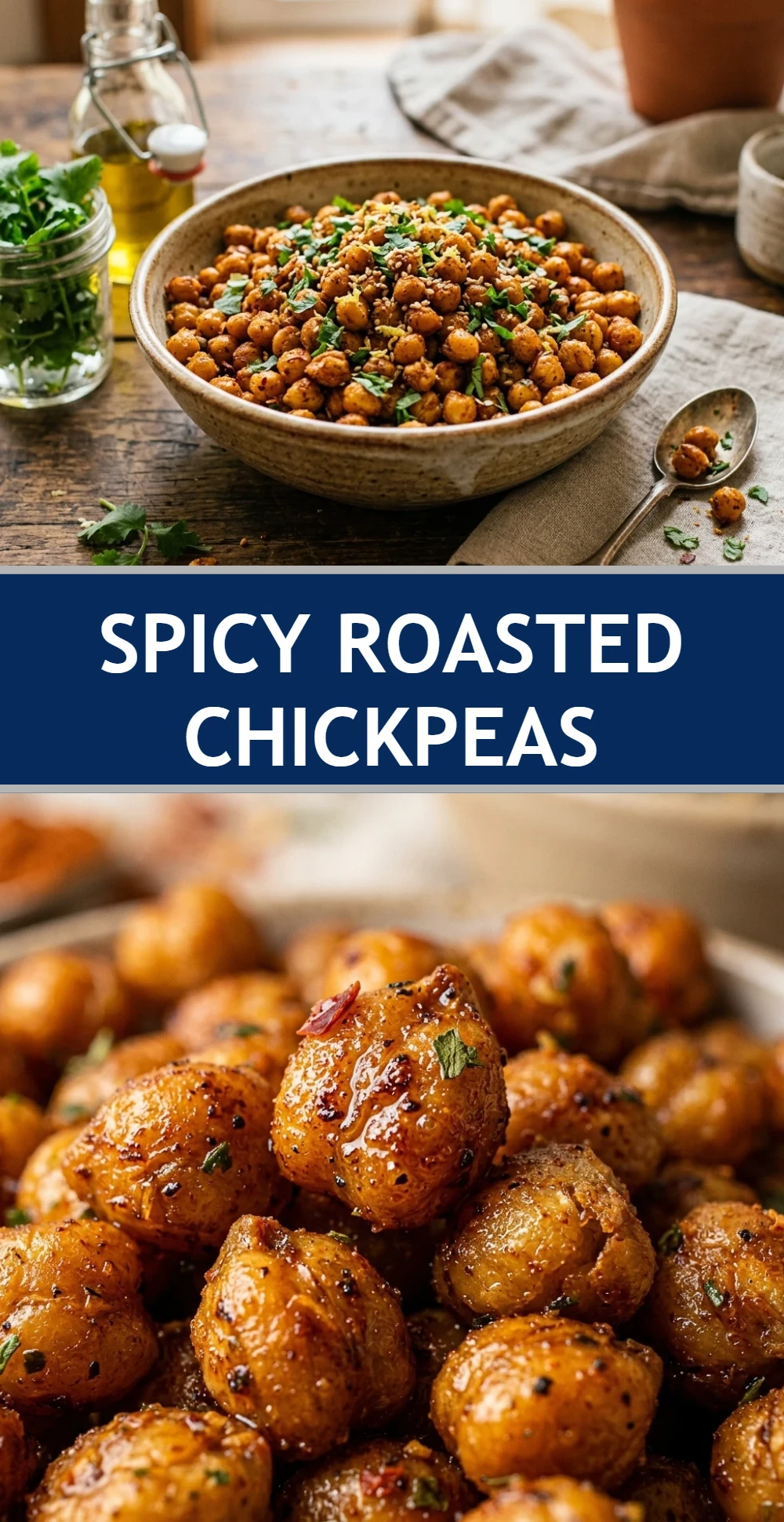 Spicy Roasted Chickpeas