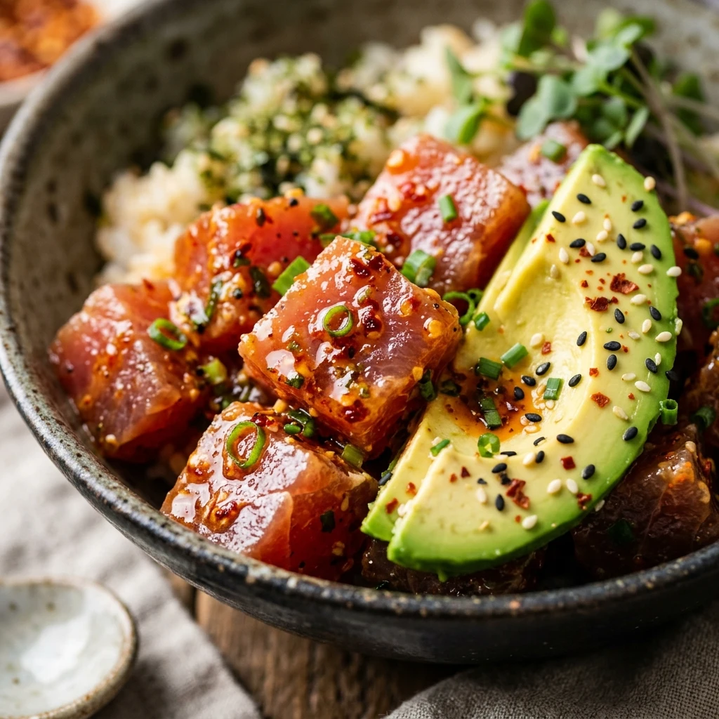 Spicy Tuna Avocado Bowls