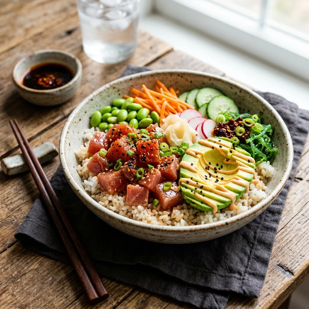 Spicy Tuna Avocado Bowls