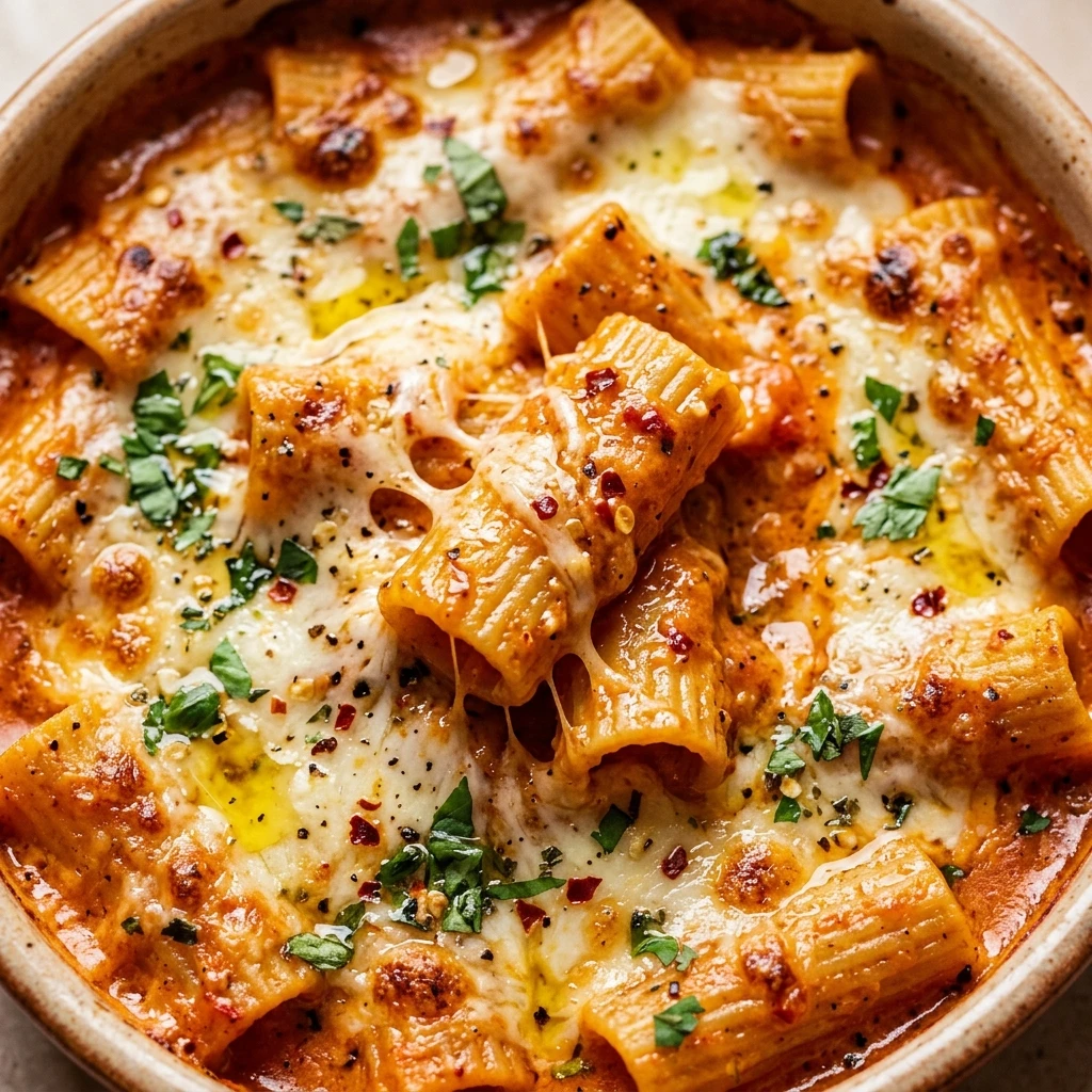 Spicy Vodka Pasta Bake