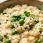 spring pea risotto recipe