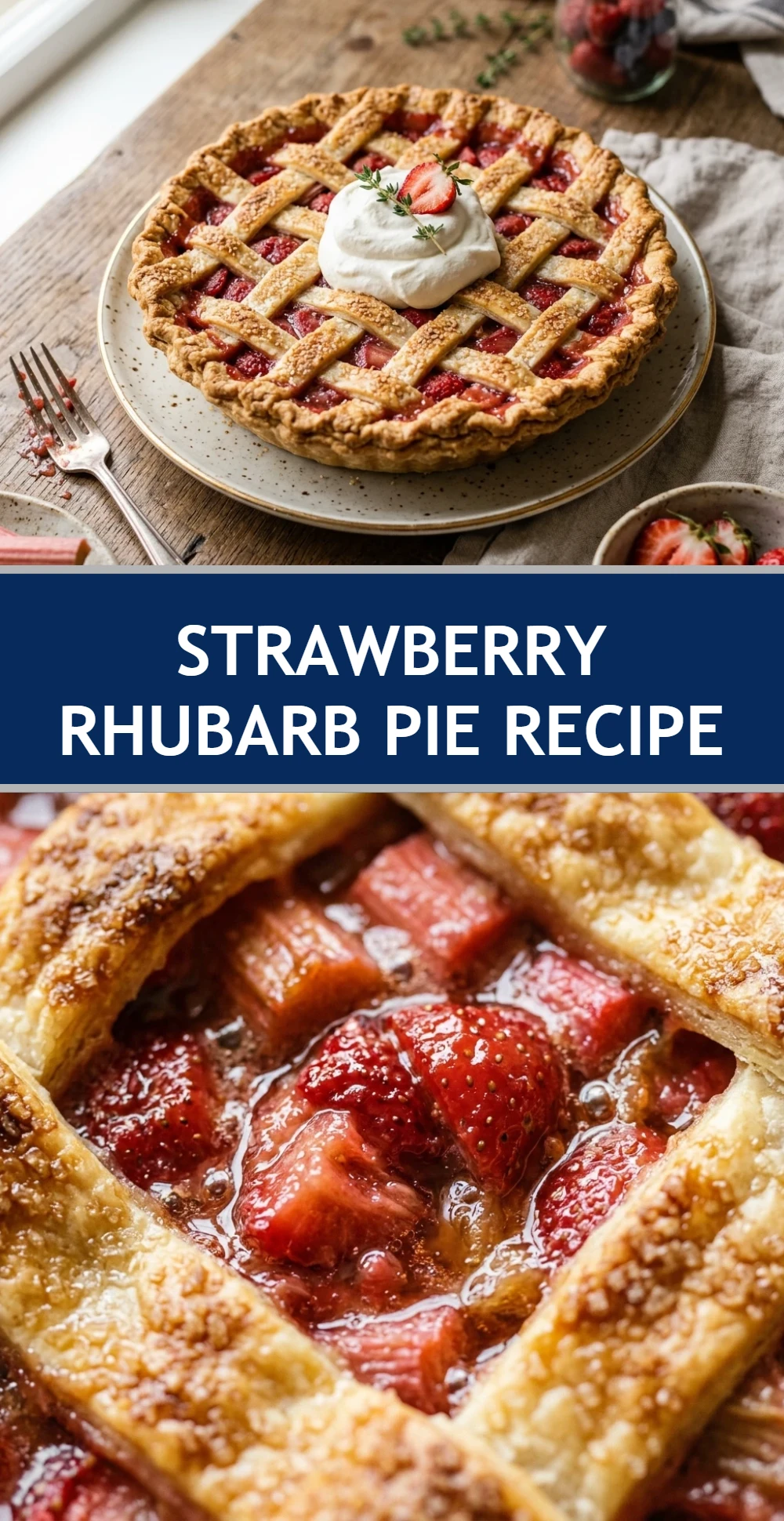 strawberry rhubarb pie recipe