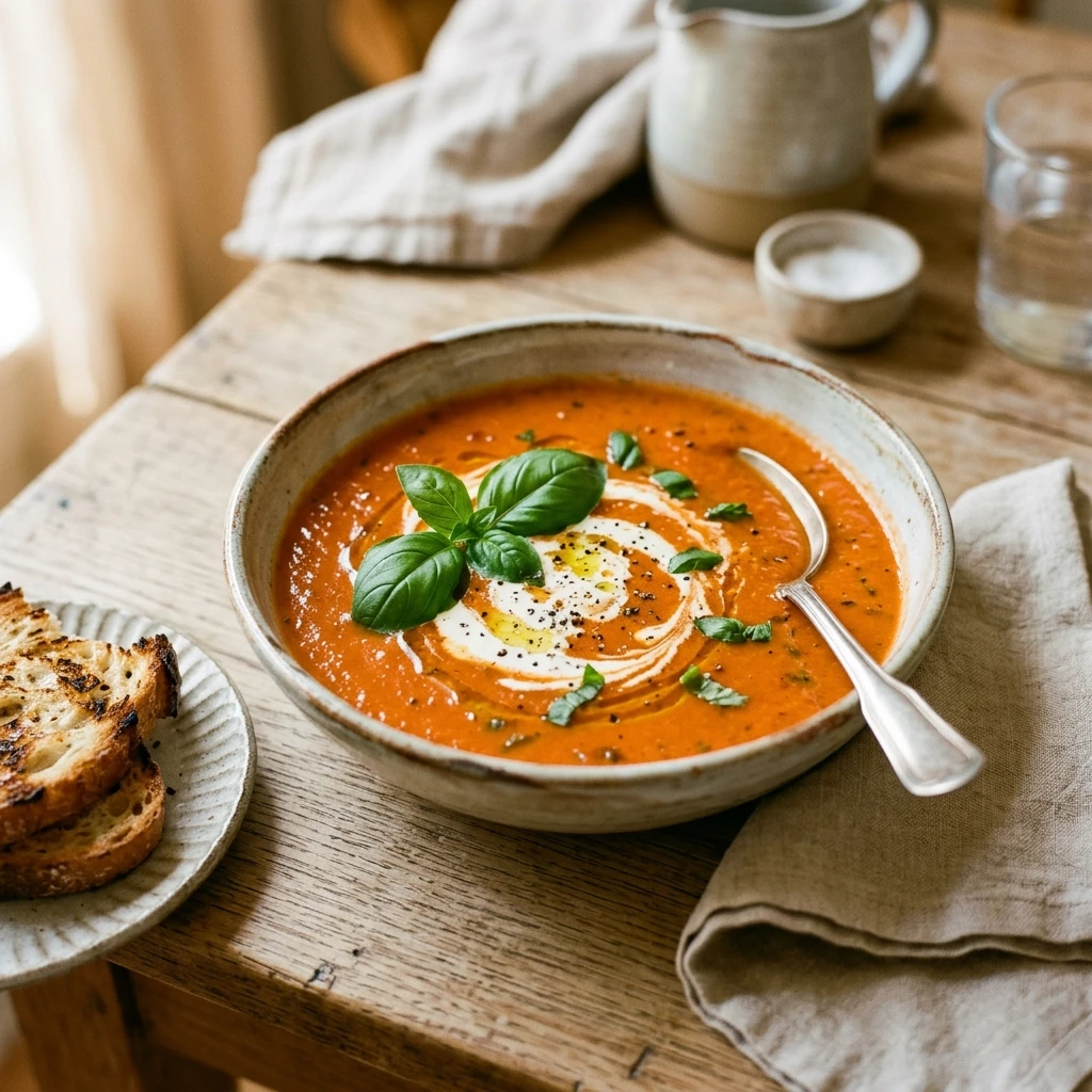 tomato basil soup recipe