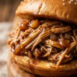 Apple Butter BBQ Pulled Chicken Sandwiches